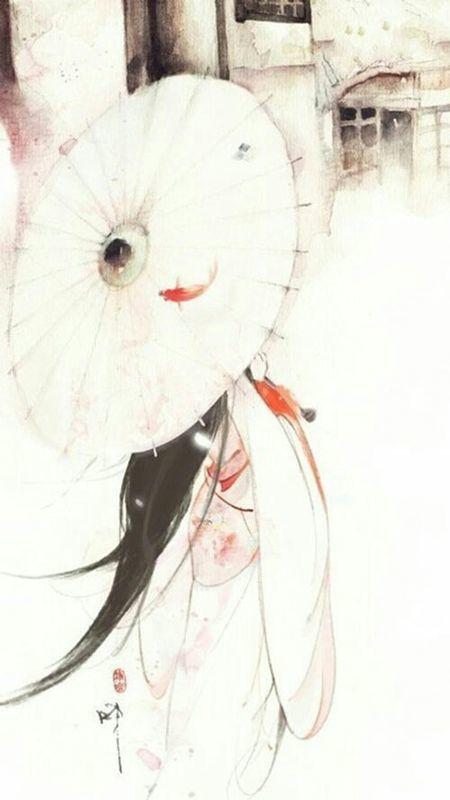 古风撑伞视频动画片国产,国风动画中的雨巷倩影